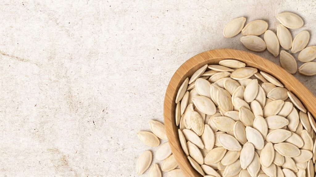 Premium Pumpkin Seeds in a bowl for private label production.